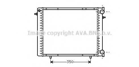 PRASCO RT2088 Radiator, engine cooling